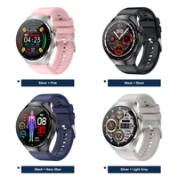 TK26PRO Modische Outdoor-Sport-Fitness-Tracker Smartwatch mit Herzfrequenz- und Blutsauerstoffmessung, rundem Zifferblatt und magnetischem Ladegerät