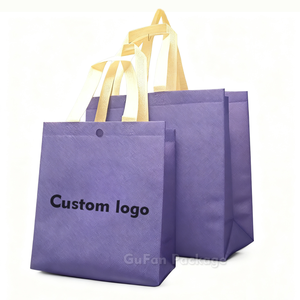 Özelleştirilebilir promosyon kullanımlık çevre dostu dokunmamış kumaş katlanabilir bez çanta özel Logo ekran baskılı geometrik desen - Product Image 4