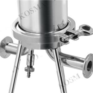 Filtre TS de qualité alimentaire de haute qualité 10 pouces, 20 pouces, 30 pouces boîtier de filtre en acier inoxydable 304 pour l'<span class=keywords><strong>huile</strong></span> de noix de coco à bon prix - Product Image 5