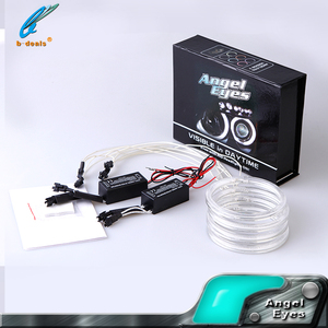 Nuovi Fari Angel Eyes CCFL B-deals per <span class=keywords><strong>E46</strong></span> Coupé/<span class=keywords><strong>Cabrio</strong></span> 2D 04+ Bianco/Rosso/Giallo/Verde/Viola/Blu per Retrofit Auto - Product Image 3