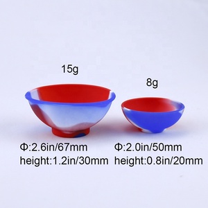 Ciotola per fumatori in Silicone antiaderente accessori per erbe Logo stampa personalizzata ciotola per tabacco prodotti per il fumo prodotti per fumatori - Product Image 2