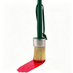 Pinceaux à peinture en poils naturels en gros, manche en bois, pour meubles, murs, bricolage, artisanat, fournitures artistiques - Product Image 5