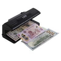 Détecteur de billets de banque LED UV DC-318 compact, vérificateur de contrefaçon 395nm 4W, vérificateur de devises pour caissiers de détail et banques