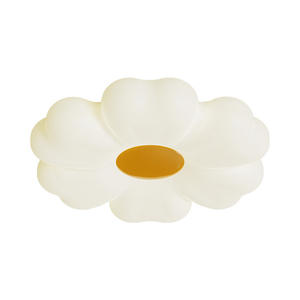 Lámpara de techo con forma de flor para dormitorio de niños, sala de estar, luz de techo de estilo moderno blanco cálido - Product Image 6