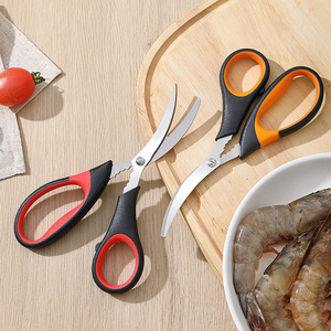 Stainless steel crayfish deveining scissors, multi-purpose crab scissors, crab eating tools, food scissors. - Product Image 2