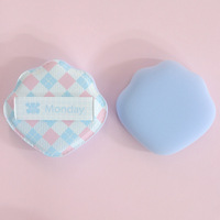 JLY Rubycell Marshmallow Foundation Air Cushion Puder Biscuit Nass-Dual-Use Luftiger Fixier-Schwamm in Katzenpfotenform