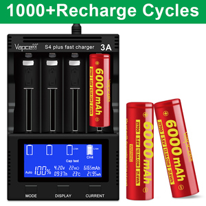 แบตเตอรี่ F60 21700 3.7V 6000mAh 12.5A สามารถชาร์จได้สำหรับก้อนแบตเตอรี่ - Product Image 4