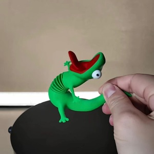 3D-Druck Bestseller Eidechsen-Memes: Lustiges, schwingendes Federmechanismus-Stressabbau-Eidechsen-Ornament, Eidechsen-<span class=keywords><strong>Meme</strong></span>-Statuenform - Product Image 3