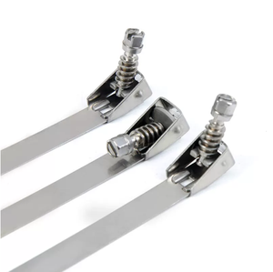 Heavy Duty Stainless Steel Metric Hose <b>Clamps</b> Worm Gear Band <b>Clamps</b> for Rubber Silicone Hose Pipe Tube Fuel Water Applications - Product Image 3