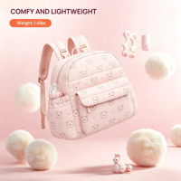 Sac à dos à couches, mini sac de voyage pour bébé, matelas à langer, sac de voyage matelassé, poches isothermes, sangles pour poussette, polyester résistant à l'eau