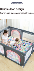 Prodigio PP007 pieghevole parco giochi al coperto per neonati e bambini rete di sicurezza gioco recinzione per bambini e bambini - Product Image 3