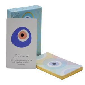Amulet Affirmation Cards Deck by FUXI <b>GAME</b> and Iryna Semengya 50 Glossy Paper Cards Rounded Corners Portable Custom Design - Product Image 2