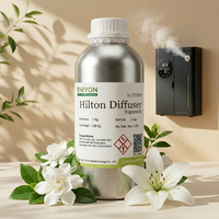 Diffuseur nébulisant de style Hilton, huile parfumée sans eau, système d'aromatisation commercial, parfum naturel pur non coupé, vente en gros, fragrance classique
