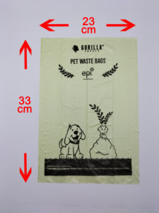 Vente en gros Sacs à crottes de chien biodégradables vert clair écologiques personnalisés 2 rouleaux de matière plastique TW SY--SHIN YI Élimination des déchets d'animaux de compagnie - Product Image 4