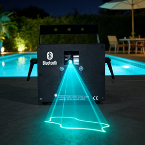 Iluminación para Pista de Baile con Efecto de Haz de Luz RGB de Alta Potencia de 3W, DMX512, Activación por Sonido, de Aleación de Aluminio para Interiores, para Clubes - Product Image 1