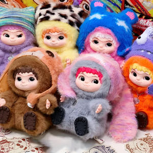 WAKUKU-Figurine personnage de la série Trick-or-Treat Frozen en stock, boîte aveugle, Tang Jiao Diary, poupée en peluche lapin renard avec sac pendentif - Product Image 1