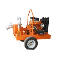 Pompe à eau centrifuge auto-amorçante DJ 3 pouces 72m3/h avec moteur diesel pour l'évacuation de l'eau propre