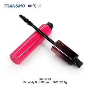 Chic Shatterproof Custom Logo <b>Plastic</b> Mascara Vessel Recyclable Refill Blank Eyelash Tube With Slim Brush Applicator - Product Image 5