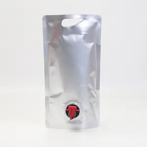 plastic reusable 10pcs 3l foil storage bag box wine juice liquid ho