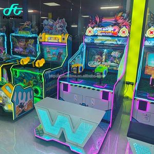 เครื่องเกมยิงปืนฉีดน้ำแบบหยอดเหรียญสำหรับเด็กเล่นสองคน ขายดี - Product Image 5