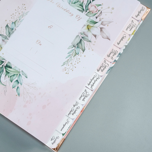 Diseño personal para novias Tapa dura Planificación nupcial sin fecha <span class=keywords><strong>Organizadores</strong></span> <span class=keywords><strong>de</strong></span> <span class=keywords><strong>bodas</strong></span> en espiral Planificador <span class=keywords><strong>de</strong></span> <span class=keywords><strong>bodas</strong></span> felices - Product Image 5