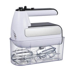 Batidora de Huevos Eléctrica de Mano Canxin CX-6668, 300W de Alta Potencia, Mezclador para Batir Crema, Carcasa de Plástico Blanca - Product Image 1