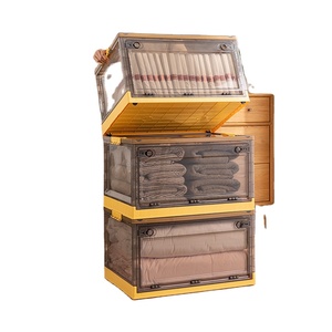 Home Garden Folding Outdoor Cars Books Toys Clothes Snacks Travel Plastic Storage Box Organizer storage bins & boxes