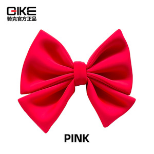 GIKE หมวกกันน็อคโบว์ไทสีแดงเข้ม อุปกรณ์เสริมรถจักรยานยนต์พลาสติก - Product Image 2