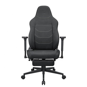Nouvelle conception, chaise de jeu ergonomique en cuir noir Royal avec accoudoirs et repose-pieds 3D, chaise de bureau, trône de jeu pour maître - Product Image 6