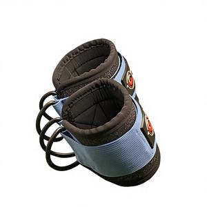 Correa de Tobillo Unisex de Neopreno Transpirable Antideslizante para Levantamiento de Pesas con Anillo en D, Correa Ajustable para Gimnasio, Máquina de Cable de Fitness - Product Image 1