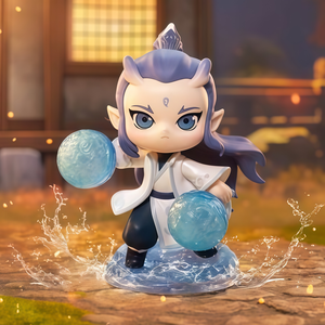 100% Original POPMART NeZha et <span class=keywords><strong>Ao</strong></span> Bing série Anime Figure vinyle aveugle boîte poupée cadeaux Labubu animaux Surprise jouet - Product Image 2