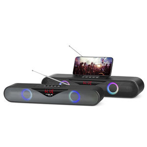 Barre de son OEM puissante 10 W avec <span class=keywords><strong>écran</strong></span> lumineux RGB, basses stéréo, haut-parleur portable sans fil Bluetooth, prise en charge USB/TF/FM, actif - Product Image 3
