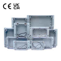 Boîtier étanche IP67 pour boîtier électronique boîtier en plastique avec couvercle transparent et brides de montage boîtier PC ABS pour carte PCB PCBA