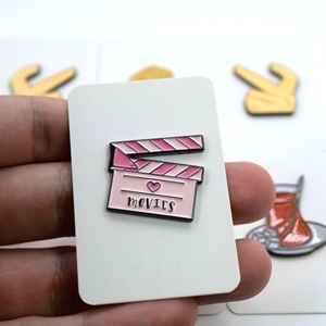 Spille, Distintivi e Adesivi Personalizzati con Stile di Vita e Cultura, Placcati in Smalto e Stampati UV, con Motivi Popcorn, Attrezzature da Costruzione e Tè Turco - Product Image 2
