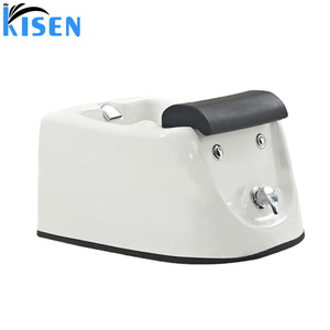 Bañera de Pedicura Profesional Multifuncional de Cerámica KISEN para Salón de Uñas, Tazón Portátil para Spa de Pies con Jet - Product Image 4