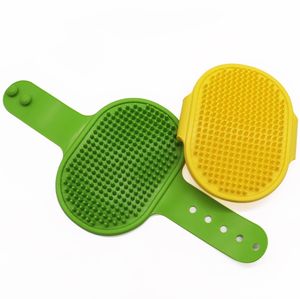 Silikon Haustier Bade bürste Hund Bad Massage Kamm Handschuhe Haustier Reinigungs mittel - Product Image 5
