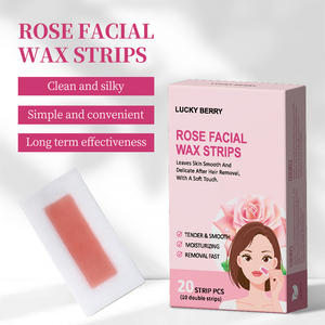 Bandes de cire rapides et efficaces pour l'épilation des sourcils et des poils du visage Dépilatoire en papier à lèvres roses pour hommes et femmes pour l'épilation du visage - Product Image 1