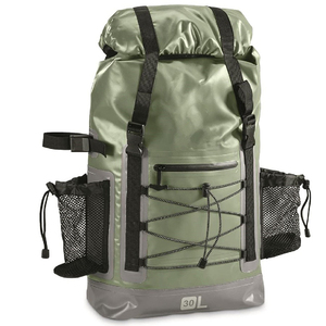 Sac à dos étanche à enroulement pour la pêche, les sports nautiques, le kayak, la navigation, le camping et la chasse - Product Image 1