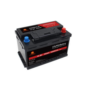 ディープサイクルRVバッテリーBTモニターソーラーエネルギー貯蔵車バッテリーAkkuリチウムキャンプ12v 80ahバッテリー - Product Image 1