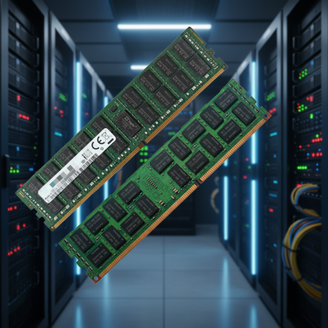 MTA9ASF1G72PZ-3G2E 8GB PC4-25600 DDR4-3200MHz Registered ECC CL22 288-Pin RDIMM 1.2V Server Memory Module