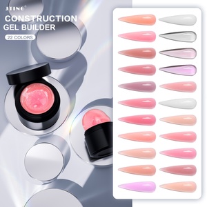 JTING Quick Dry No Burn 22colors Camouflage Construction Gel Builder <b>Nail</b> Gel Polish Hema Free Vegan Natural OEM Customization - Product Image 4