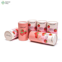 Boîtes rondes de luxe personnalisées Boîte cadeau dragée en chocolat Emballage cylindrique