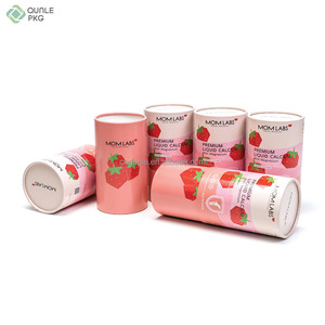 Boîtes rondes de luxe personnalisées Boîte cadeau dragée en chocolat Emballage cylindrique - Product Image 4
