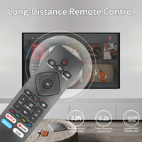 Télécommande vocale URMT26CND001 RF439A-V06 compatible avec Philips Android TV 43PFL5766/F7 43PFL5766/F6 50PFL5604/F7