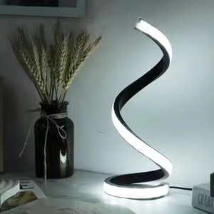 Lampe de table serpentine moderne et simple avec alimentation USB LED réglable, boîte en plastique, éclairage domestique, vente en gros d'usine - Product Image 6
