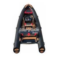 Europe Hypalon 11 Passagers Bateau semi-rigide à coque en V profond en fibre de verre RIB580 à vendre