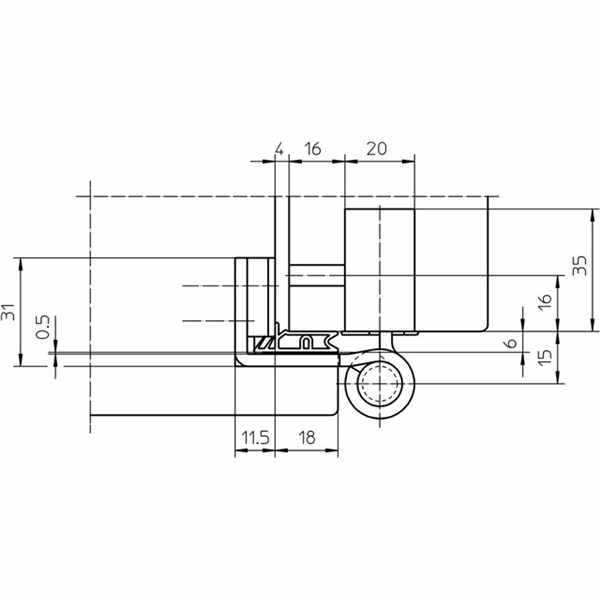 Baka Protect 4010 Concealed Furniture Hinge 3D FD Front Door Pivot Zinc Alloy Brass and Aluminium 3D FD Front Door Hardware