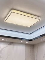 Plafonnier LED en cristal simple et moderne avancé Éclairage intérieur de luxe pour meubles de salon et de chambre à coucher