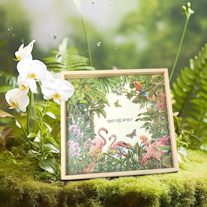Yonghui Wooden Mooncake <b>Box</b> <b>Pine</b> Wood Rectangle 7.5cm High Handmade Gift Packaging Custom Made - Product Image 2