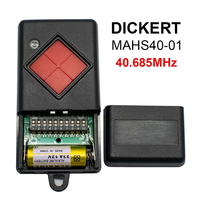 Pour DICKERT MAHS40-04 40.685 MHz porte de Garage télécommande Clone 40.685 MHz Code fixe ouvre-Garage émetteur